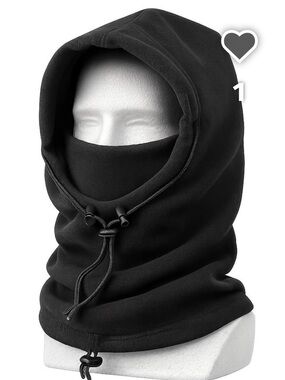 NWT Hot Headz 6-in-1 Hood in Black